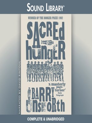 Sacred Hunger - Audiobook